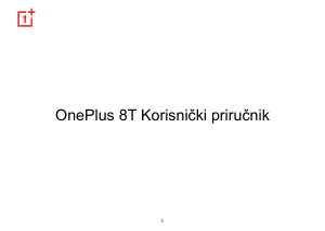 Priručnik 1+ 8T Mobilni telefon