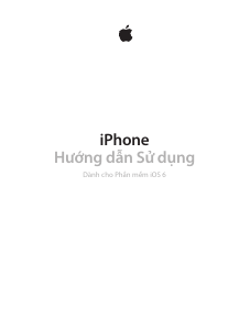 Hướng dẫn sử dụng Apple iPhone (iOS 6) Điện thoại di động