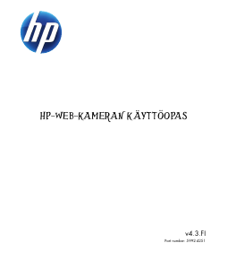 Käyttöohje HP KQ245AA Premium Autofocus Verkkokamera