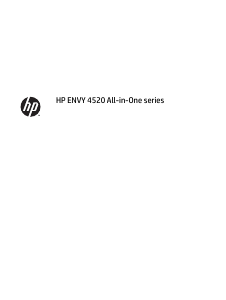 Bruksanvisning HP Envy 4520 Multifunktionsskrivare