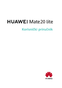 Priručnik Huawei Mate 20 Lite Mobilni telefon