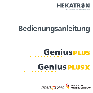 Bedienungsanleitung Hekatron Genius Plus X Rauchmelder
