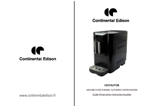 Mode d’emploi Continental Edison CECFAUTOB Cafetière