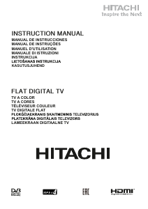 Mode d’emploi Hitachi 24HB1T65 Téléviseur LED