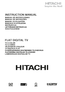 Manual de uso Hitachi 49HBT62 Televisor de LED