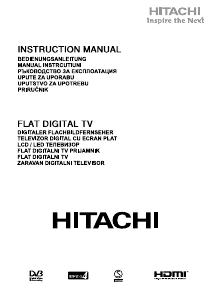 Manual Hitachi 22HE4002 LED Television