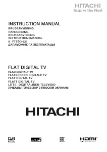 Handleiding Hitachi 40HB6T62 LED televisie