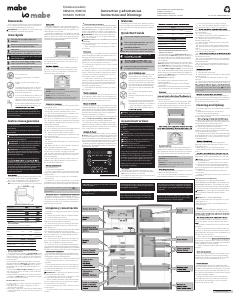 Manual Mabe RMS400IBMRX0 Fridge-Freezer