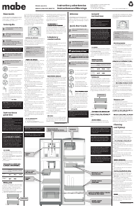 Manual Mabe RMA1025XMXE1 Fridge-Freezer
