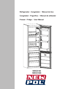 Manual New Pol NWCE180I Fridge-Freezer