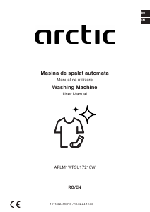 Manual Arctic APLM1WFSU17210W Washing Machine