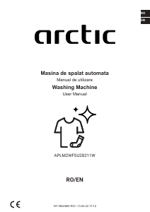 Manual Arctic APLM2WFSU28211W Washing Machine