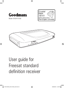 Manual Goodmans GFSAT101SD Digital Receiver