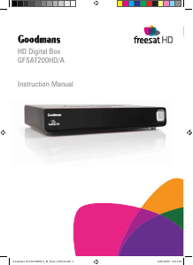 Manual Goodmans GFSAT200HD/A (Freesat) Digital Receiver