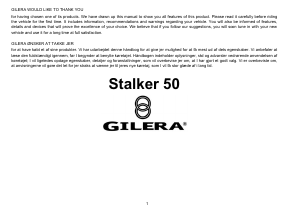 Brugsanvisning Gilera Stalker 50 Scooter