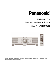 Manual Panasonic PT-AE1000E Proiector