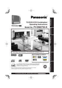 Mode d’emploi Panasonic PV-DM2793-K Téléviseur