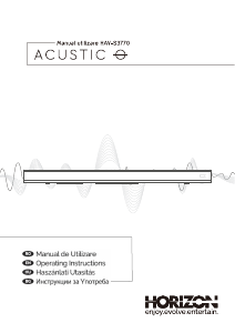 Handleiding Horizon HAV-S3770 Acustico Home cinema set