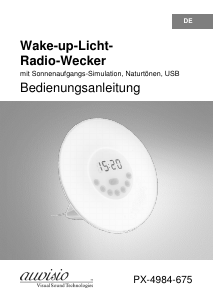 Bedienungsanleitung Auvisio PX-4984-675 Wake-up light