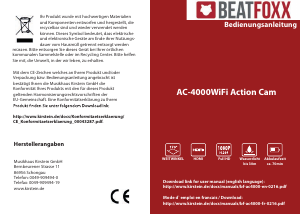 Bedienungsanleitung Beatfoxx AC-4000WiFi Action-cam