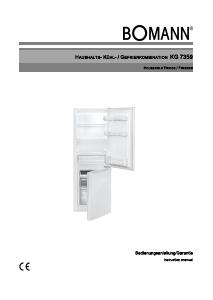 Manual Bomann KG 7359 E Fridge-Freezer