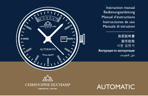 Bedienungsanleitung Christophe Duchamp Audace Armbanduhr