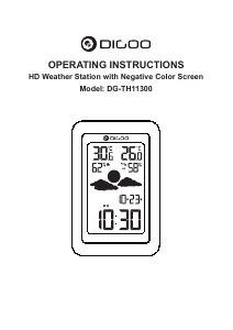 Manual Digoo DG-TH11300 Weather Station