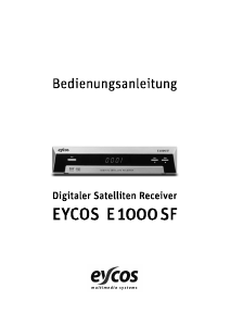 Bedienungsanleitung Eycos E 1000 SF Digital-receiver