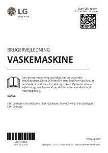 Brugsanvisning LG F4X1009NWK Vaskemaskine