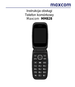 Instrukcja Maxcom MM828 Telefon komórkowy