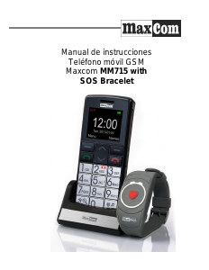 Manual de uso Maxcom MM715 Teléfono móvil