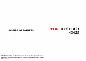 Instrukcja TCL 4042S OneTouch Telefon komórkowy