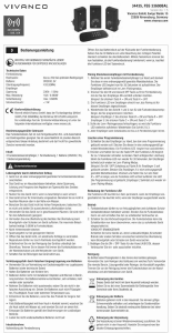 Bedienungsanleitung Vivanco 34435 Intelligente Steckdose