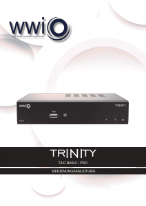 Bedienungsanleitung WWIO T2/C Trinity Digital-receiver