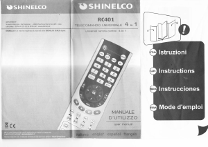 Manual Shinelco RC401 Remote Control