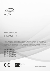 Manuale DAYA DSW-101423A Lavatrice