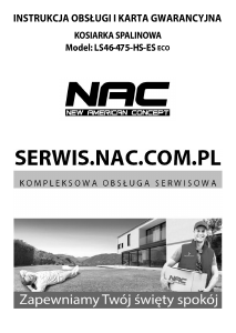 Instrukcja NAC LS46-475-HS-ES Kosiarka