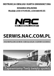 Instrukcja NAC LS50-680-HS-ES Kosiarka