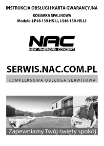 Instrukcja NAC LS46-139-HS-LI Kosiarka