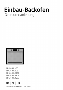 Bedienungsanleitung BEKO BIM 24301 BGCS Backofen