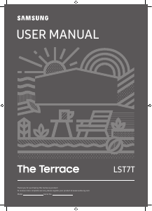 Handleiding Samsung QE65LST7TGU The Terrace LED televisie