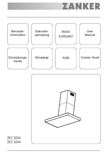 Bedienungsanleitung Zanker ZKC6244X Dunstabzugshaube