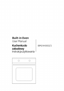 Manual BEKO BIM 24400 GCS Oven