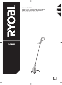 Instrukcja Ryobi RLT2925 Podkaszarka do trawy