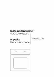 Priročnik BEKO BIM 25402 XMS Pečica