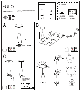 Manual de uso Eglo 900923 Lámpara