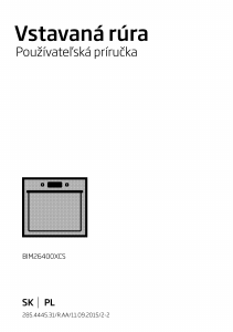 Instrukcja BEKO BIM 26400 XCS Piekarnik