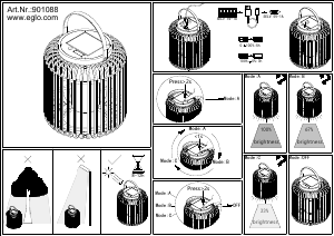 Посібник Eglo 901088 Лампа