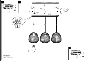Посібник Eglo 901098 Лампа