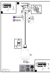 Kullanım kılavuzu Eglo 901119 Lamba
